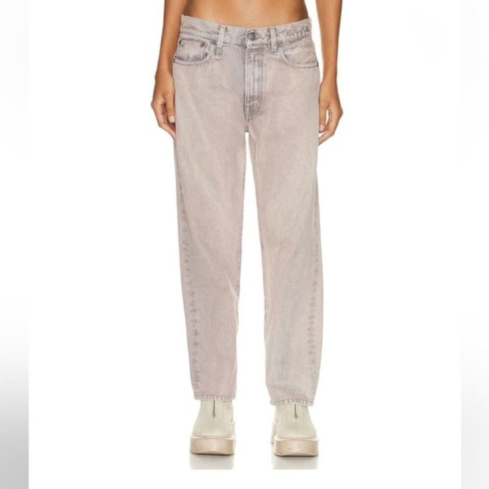 R13 Boyfriend Jean in color Sunfade Mauve